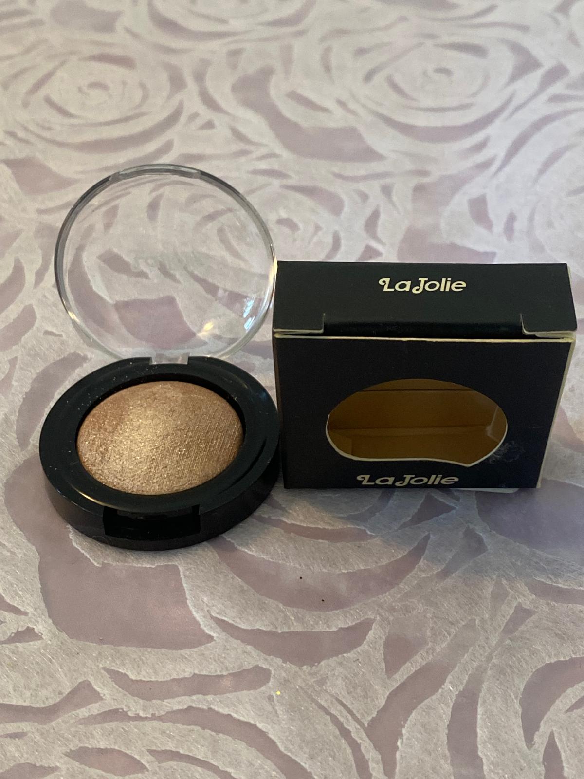 Ombretto con illuminante oro